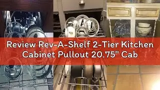 Review Rev-A-Shelf 2-Tier Kitchen Cabinet Pullout 20.75