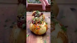 Smoked stuffed onions 🧅 #onion #bbq #vegetables #foodporn #wow