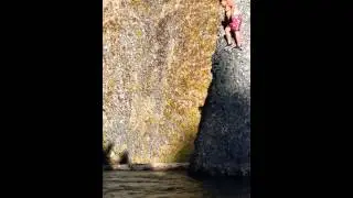 Caseymac diving off cliffs