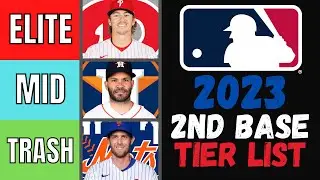 Ranking Every 2nd Baseman For 2023 (Tier List)