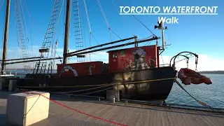 Sunny Toronto Walk Along Toronto's Waterfront // 4K HDR