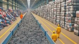 Comment c&rsquo;est fait : Le Recyclage de Vieux V&ecirc;tements &ndash; Plusieurs millions transform&eacute;s en jeans !