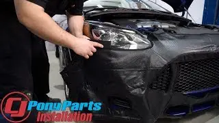 Adding Style & Protecting the 2013-14 Focus ST w/a Colgan Custom Front Cover w/o Plate Hole Install