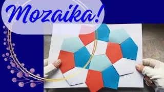 Mozaika z papieru! Złożysz i ułożysz ze mną? 😊