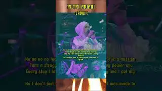 Wait for the RAP DROP! Putri Ariani Sings CROWN (First Time Rap Version)