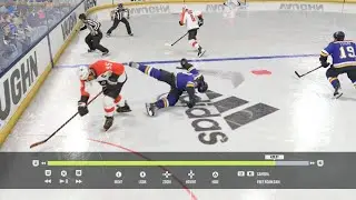 NHL 24 funny hit
