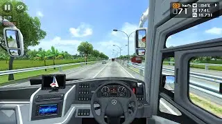 🚍Relaxing POV Day Drive🌻 | Mercedes Benz | BUSSID (Mod)🌃