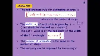 mid ordinate rule
