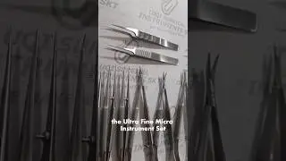 Ultra Fine Micro Instruments Set With Box Included Silicone Mat