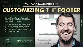 EXCEL PRO TIP: Customizing the Footer