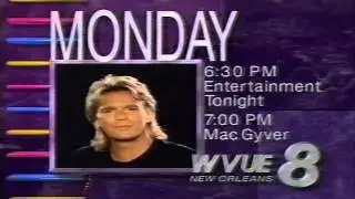 WVUE-TV8 New Orleans Show Promos Feb 1991 ABC