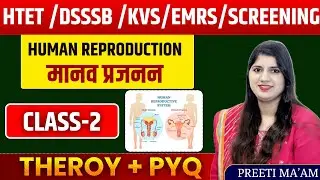  Htet/Dsssb/Screening/Kvs/Emrs ||human reproduction class 2