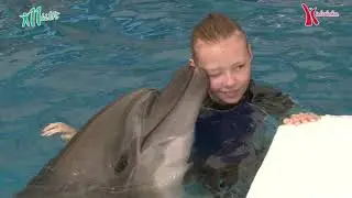 Mia-Marie`s Delfin unterst&uuml;tzte Therapie bei my dolphins