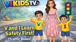 Traffic Rules for Kids 🚦 | Road Safety with Mom | VI Kids TV
