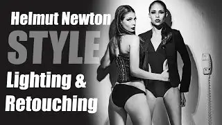 Helmut Newton Style Lighting & Retouching Technique