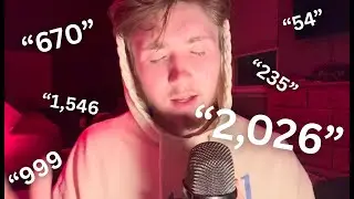 counting to 2026 (ASMR)