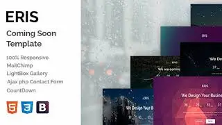 Eris - Coming Soon Template | Themeforest Website Templates and Themes