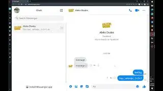 Remove Facebook Messages on PC Browser: Hover mouse over message, click 3 dots, select remove!