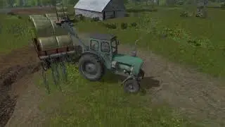 Farming Simulator 17 Курай Т 40 и Т 40АМ Уборка Сена с Поля Часть 1