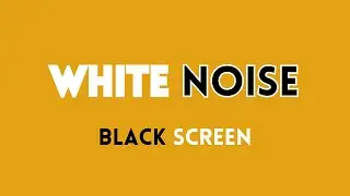 White Noise Black Screen | 11 Hrs | No Ads | For Sleeping & Deep Relaxation & Studying [White Noise]