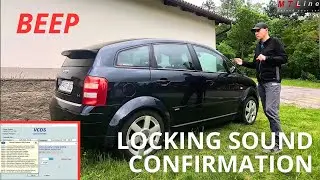 Audi A2 &ndash; locking sound confirmation activation &ndash; VCDS tutorial &ndash; EP57 &ndash; project youngtimer