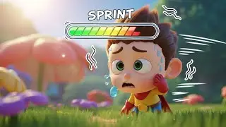 Fortnite Tiny Hero Ran Out of Sprint Power | Nursery Rhymes for Kids & Baby Songs