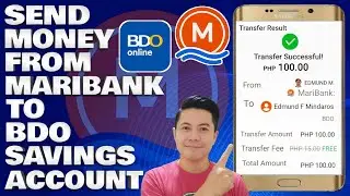 How To Send Money From MariBank To BDO Savings Account | MariBank Tutorial