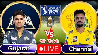 🔴 Live IPL 2024: CSK Vs GT Live Match, Gujarat v Chennai | IPL Live Scores & Commentary #cricket