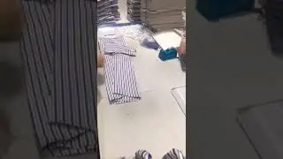 stripe shirt package #clothingmanufacturer #apparelmanufacturing #shirt    #packing #clothingtips