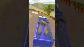 uphill mountain truck driving game #shortvideo