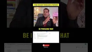 Why we Should Sort Recent Papers in Google Scholar? #googlescholar