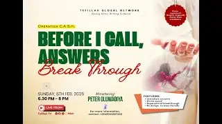 Before I Call, Answers Break Through  || Operation C.A.S.H  FEBRUARY 2026 EDITION ||