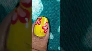 Durga Puja special nail art design for beginners#trendingshorts