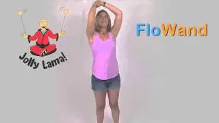 Flow Wand (a.k.a. The Magician's Cane) demonstrated by Melissa Oldham of Jolly Lama