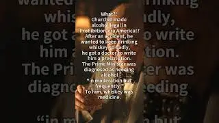 What?! Churchill made alcohol legal in Prohibition-era America!? #Churchill #history #shorts