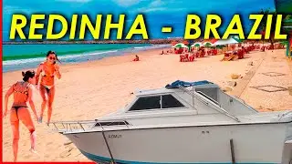 【4K】BEACH WALK REDINHA BRAZIL - NATAL RN Travel vlog