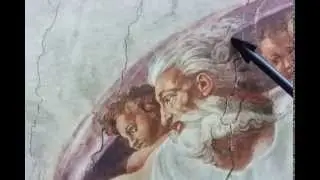 Michelangelo - The Creation Of Man Adam Painting. Was God Half Black??? Part 16 of 60