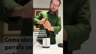 A t&eacute;cnica &eacute; simples. Deixe o saca-rolhas reto. Use a alavanca e fa&ccedil;a isso sem pressa. #vinhosempre