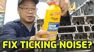 HOW TO STOP VALVE TICKING NOISE FROM THE ENGINE