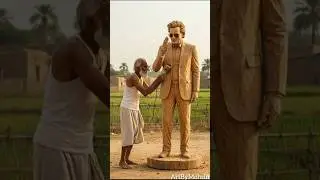 Akshay Khanna Inspired Wooden Statue 🔥 | AI Art#AkshayKhanna#woodscraft #woodworking#woodart