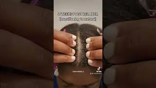 🌱8 WEEKS POST RELAXER. transitioning to natural hair 🌱