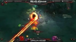 Diablo III Livestream Season 8 - Leveling a Wizard [RtG]