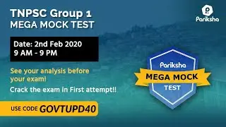 TNPSC GROUP 1 MOCK TEST PARKISHA APP