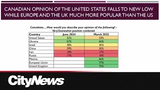 Canadian opinion of U.S. hits new low due to Trump: L&eacute;ger survey
