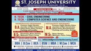 St. Joseph University, Chumoukedima, Nagaland | Promo Video 2025-26 I Dept. of Social Science