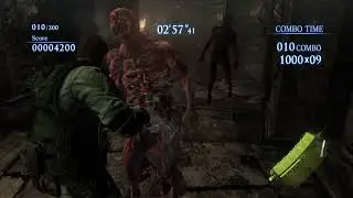 Resident Evil 6 (PS4) Mercenaries No Mercy DUO The Catacombs 2821k【Chris DF &times; Chris DF】