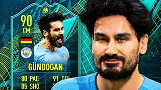 HOW MUCH?! 😨 90 MOMENTS GUNDOGAN PLAYER REVIEW! - FIFA 22 Ultimate Team
