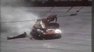 Michael  Waltrip Crash at Bristol 1990