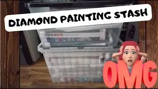 DIAMOND PAINTING STASH 😱 XXL | Ich Sortiere meinen Vorrat an Bildern 🖼️ | Teil 1 💥