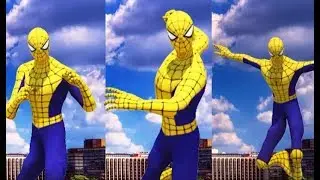 New Flying Spider Rope Super Spider Hero City Battle | Flying Iron Rope Super Spiderhero